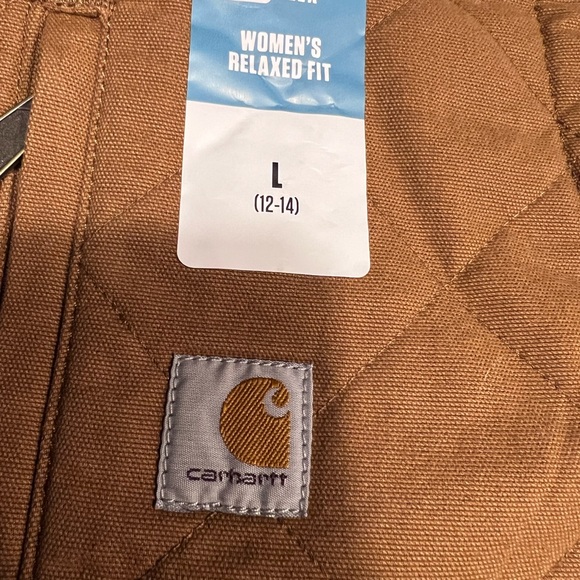 NWT Carhartt Tan Rugged Flex Women’s Vest Size L - Picture 3 of 5